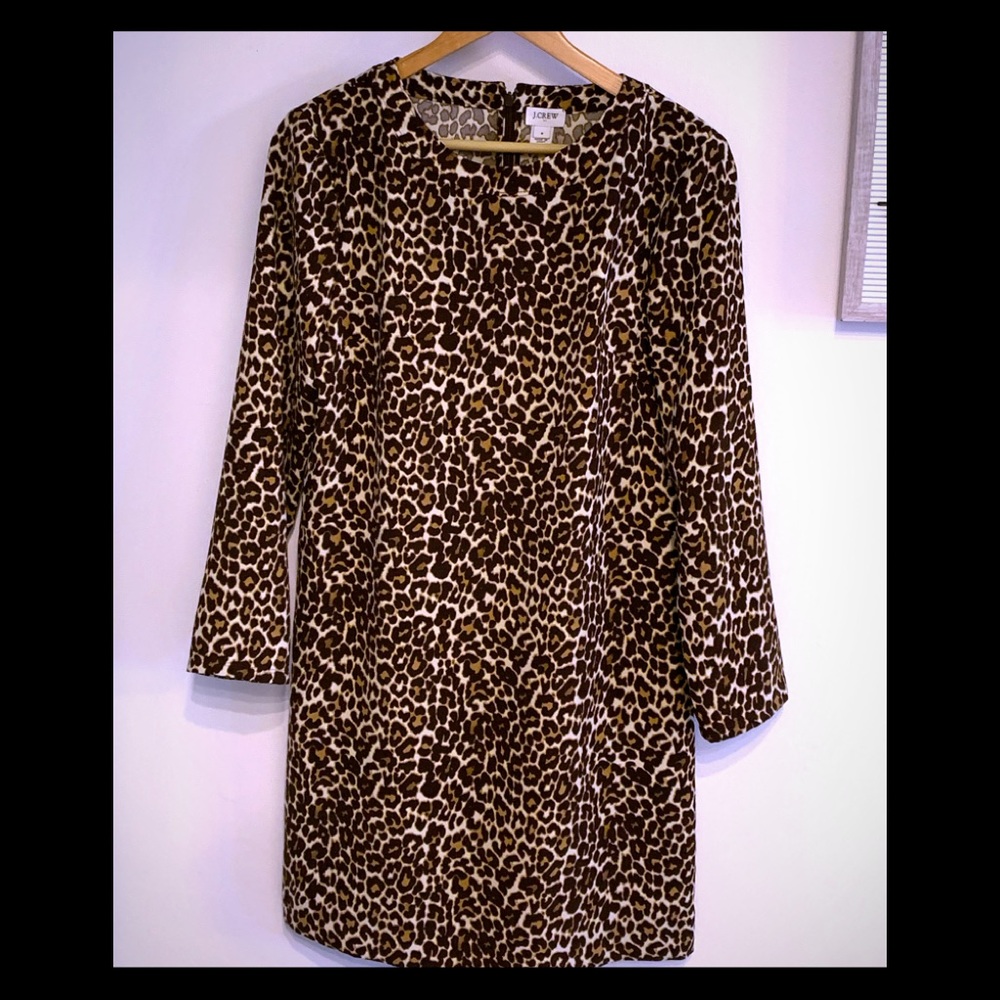 JCrew Animal Print Dress